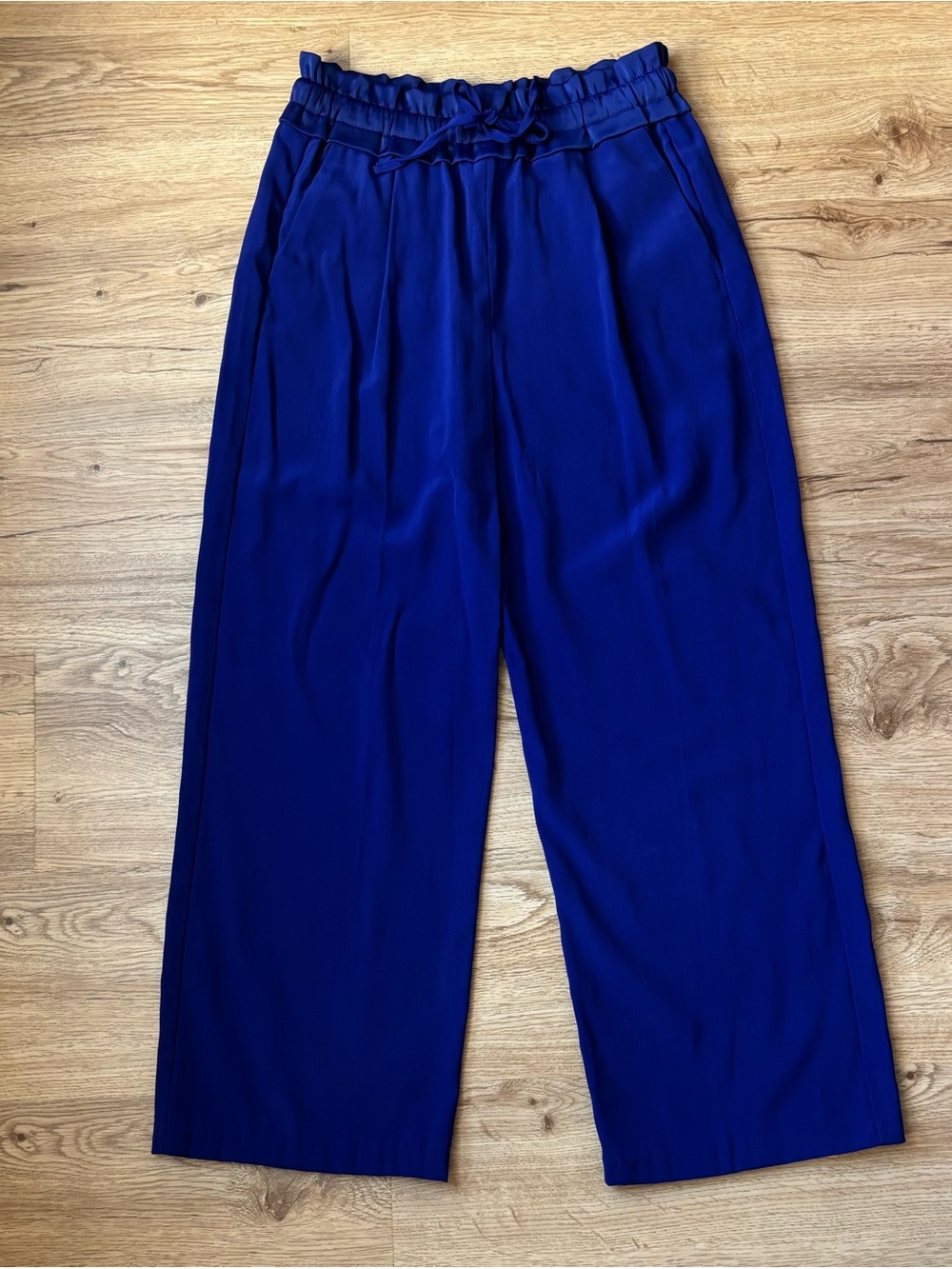 REISS Wide-Leg Pants trousers Royal Blue women’s size 2 petite XS
